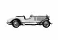 Blueprint Talbot 110 Brooklands Replica Roadster 1931 A4 Photo Print