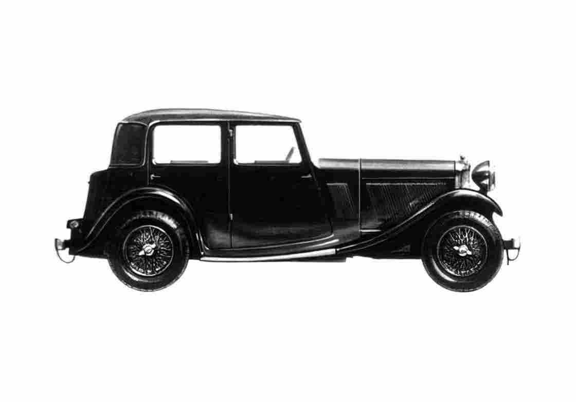Blueprint Talbot 75 Sedan 1932 A4 Photo Print