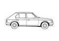 Blueprint Talbot Horizon 5 door Hatchback 1979 A4 Photo Print