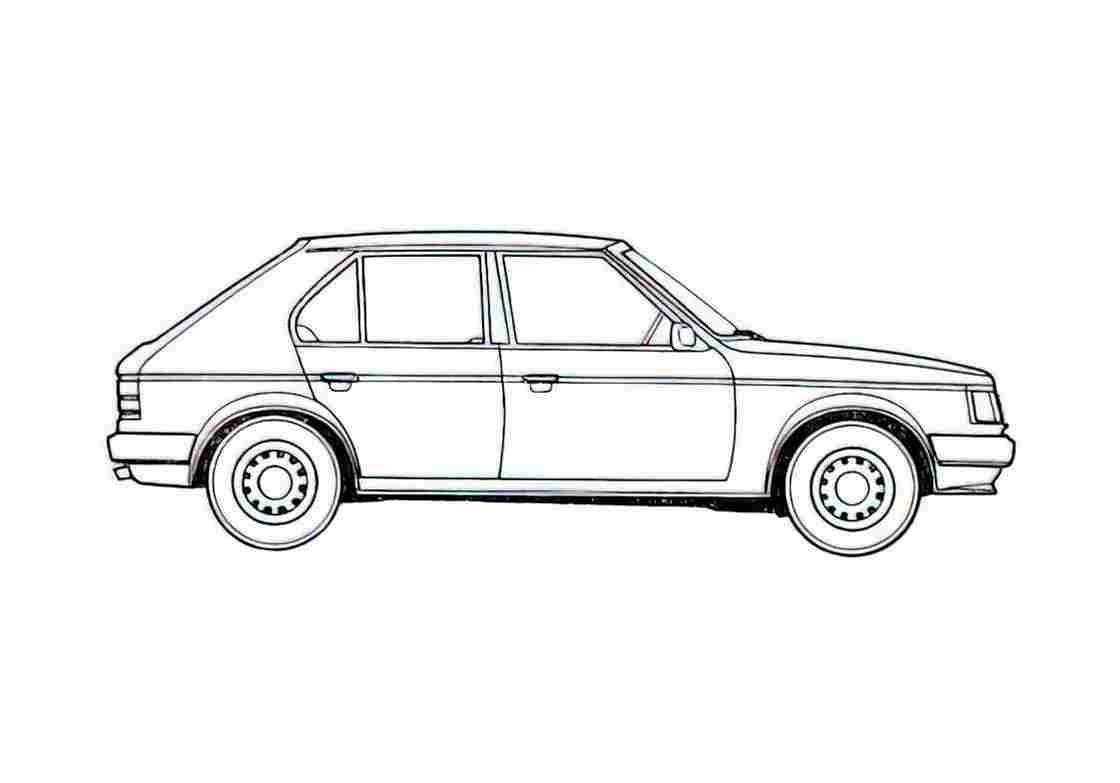Blueprint Talbot Horizon 5 door Hatchback 1979 A4 Photo Print