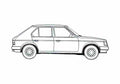 Blueprint Talbot Horizon Hatchback 1981 A4 Photo Print