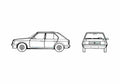 Blueprint Talbot Horizon Hatchback 1983 A4 Photo Print