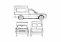 Blueprint Talbot Horizon Pick up 1988 A4 Photo Print