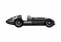 Blueprint Talbot Lago F1 GP OW 1950 A4 Photo Print