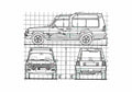 Blueprint Talbot Matra Rancho Wagon 1981 A4 Photo Print