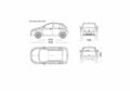 Blueprint Tata Indica Vista Hatchback 2008 01 A4 Photo Print