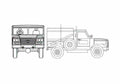 Blueprint Tata LSV SUV 2010 A4 Photo Print