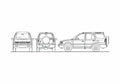 Blueprint Tata Safari Dicor SUV 2010 A4 Photo Print
