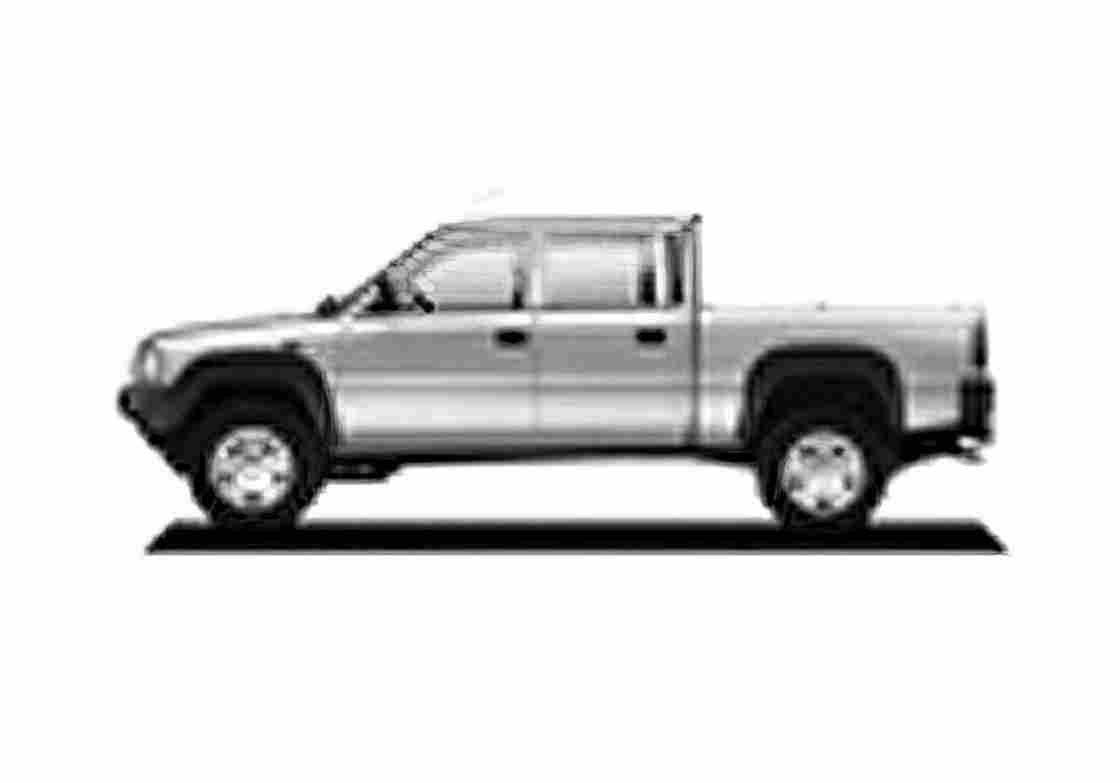 Blueprint Tata Telcoline Crew Cab Pick up 1988 A4 Photo Print