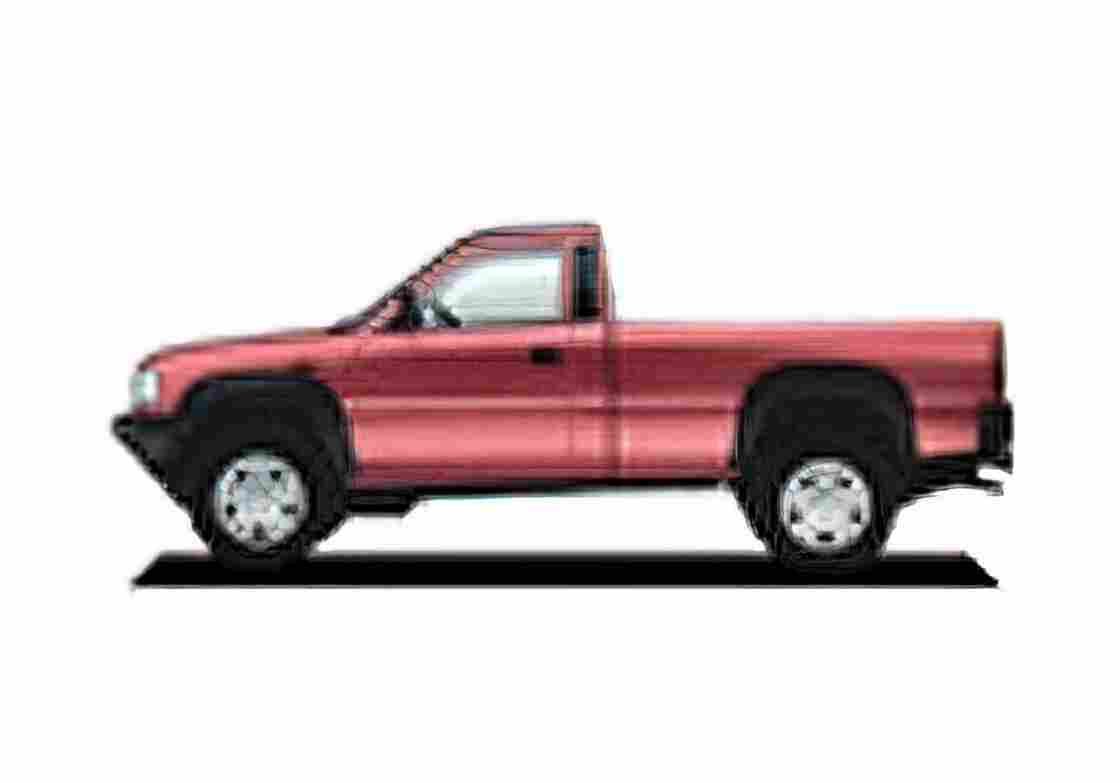 Blueprint Tata Telcoline Single Cab Pick up 1988 A4 Photo Print