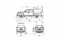 Blueprint Tata Xenon Pick up 2006 A4 Photo Print