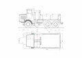 Blueprint Tatra 25 Truck A4 Photo Print