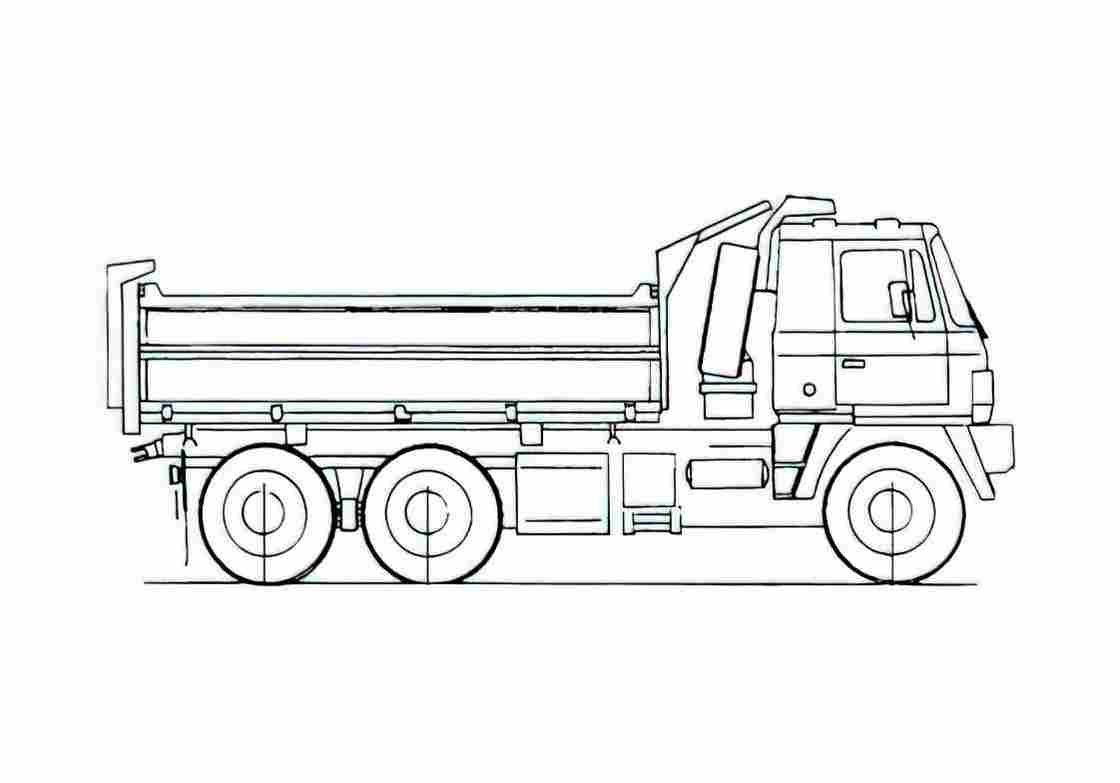 Blueprint Tatra 815 S3 Truck A4 Photo Print