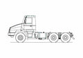 Blueprint Tatra Jamal T163 380 RK4 6x6 Truck 2007 A4 Photo Print