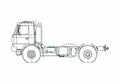 Blueprint Tatra T815 25RR45 4x4 Truck 2007 A4 Photo Print