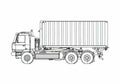Blueprint Tatra T815 26OR24 6x6 Truck 2007 A4 Photo Print