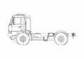 Blueprint Tatra T815 26WR45 4x4 Truck 2007 A4 Photo Print