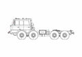 Blueprint Tatra T815 27ET96 28 8x8 Truck 2007 A4 Photo Print