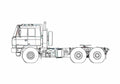 Blueprint Tatra T815 29ON3T 6x6 Truck 2007 A4 Photo Print