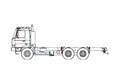 Blueprint Tatra T815 2X0R25 Truck 2007 A4 Photo Print