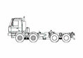 Blueprint Tatra T815 2X0R84 Truck 2007 A4 Photo Print