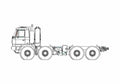 Blueprint Tatra T815 6MOR87 8x8 Truck 2007 A4 Photo Print