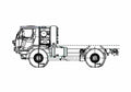 Blueprint Tatra T815 7LOR42 4x4 Truck 2007 A4 Photo Print