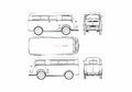 Blueprint Tempo Matador 1000 Minivan 1952 A4 Photo Print