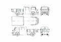 Blueprint Tempo Matador 1000 Twin Cab Truck 1952 A4 Photo Print