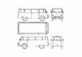 Blueprint Tempo Matador 13T Minivan 1953 A4 Photo Print