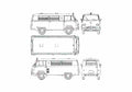 Blueprint Tempo Wiking I Minivan 1955 A4 Photo Print