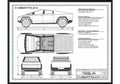 Blueprint Tesla Cybertruck 2020 A4 Photo Print