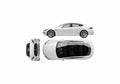 Blueprint Tesla Model S Sedan 2011 01 A4 Photo Print