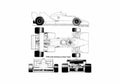 Blueprint Toleman TG 183D OW 1983 A4 Photo Print