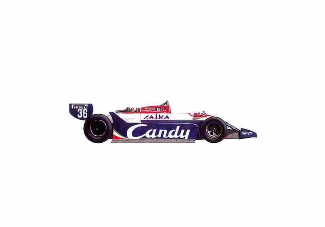 Blueprint Toleman TG181 F1 OW 1981 01 A4 Photo Print