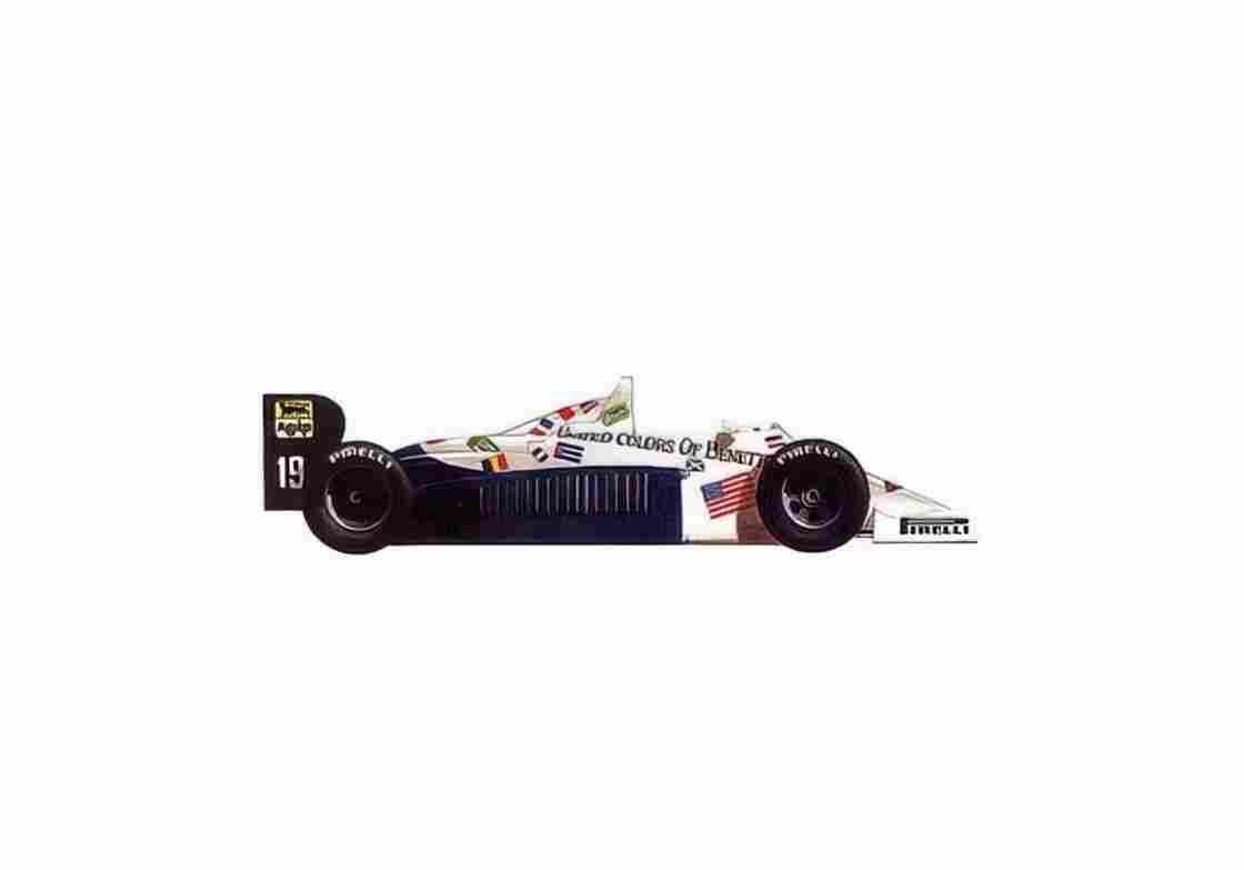 Blueprint Toleman TG185 F1 OW 1985 01 A4 Photo Print