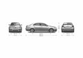 Blueprint Toyota Avensis Sedan 2005 A4 Photo Print