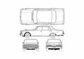 Blueprint Toyota Century Sedan A4 Photo Print