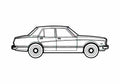 Blueprint Toyota Cresida I MX32 Sedan 1977 A4 Photo Print