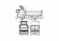 Blueprint Toyota Dyna Truck A4 Photo Print