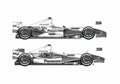 Blueprint Toyota GP OW 1999 A4 Photo Print