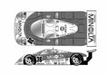 Blueprint Toyota Lemans OW 2000 A4 Photo Print