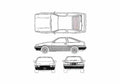Blueprint Toyota Sprinter Trueno AE86) Hatchback 1986 A4 Photo Print