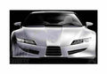 Blueprint Toyota Supra Concept Coupe 2008 A4 Photo Print