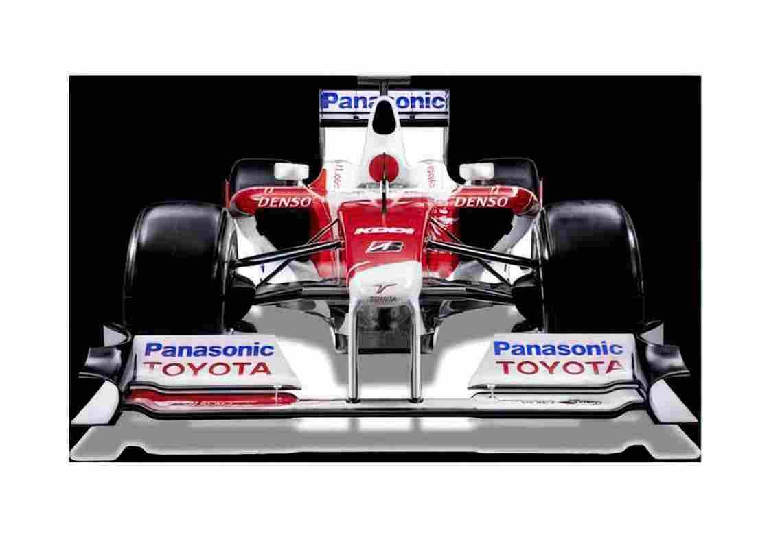 Blueprint Toyota TF109 OW 2009 A4 Photo Print