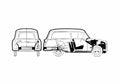 Blueprint Trabant 600 Kombi Wagon 1962 A4 Photo Print