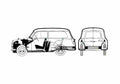 Blueprint Trabant 600 Kombi Wagon 1963 A4 Photo Print
