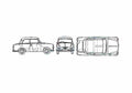Blueprint Trabant 600 Sedan 1965 A4 Photo Print