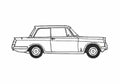 Blueprint Triumph Herald Sedan 1969 A4 Photo Print