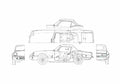 Blueprint Triumph Spitfire 1500 Coupe 1969 A4 Photo Print